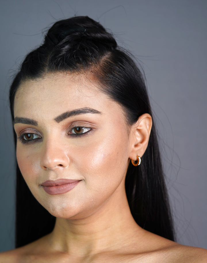 Golden Arc Earrings