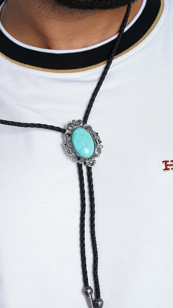 Turquoise Trail Bolo Tie