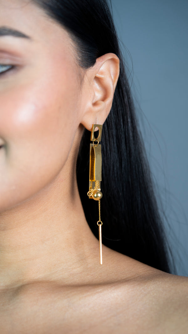 Rectangular Statement Earrings