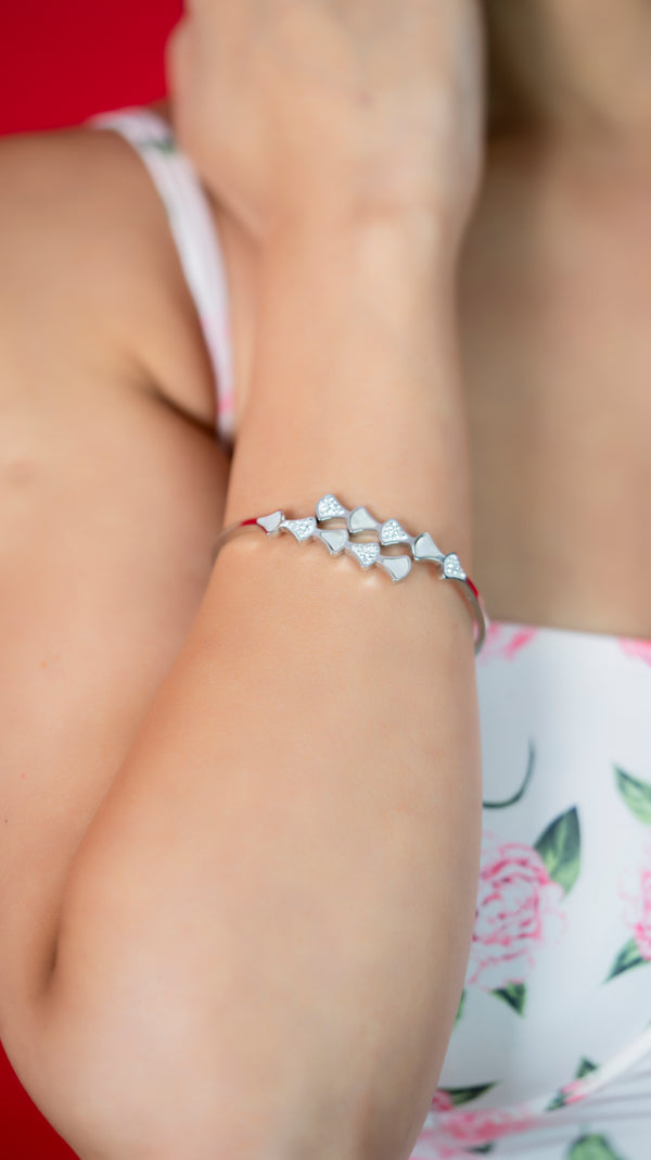 Shimmering Silver Bracelet