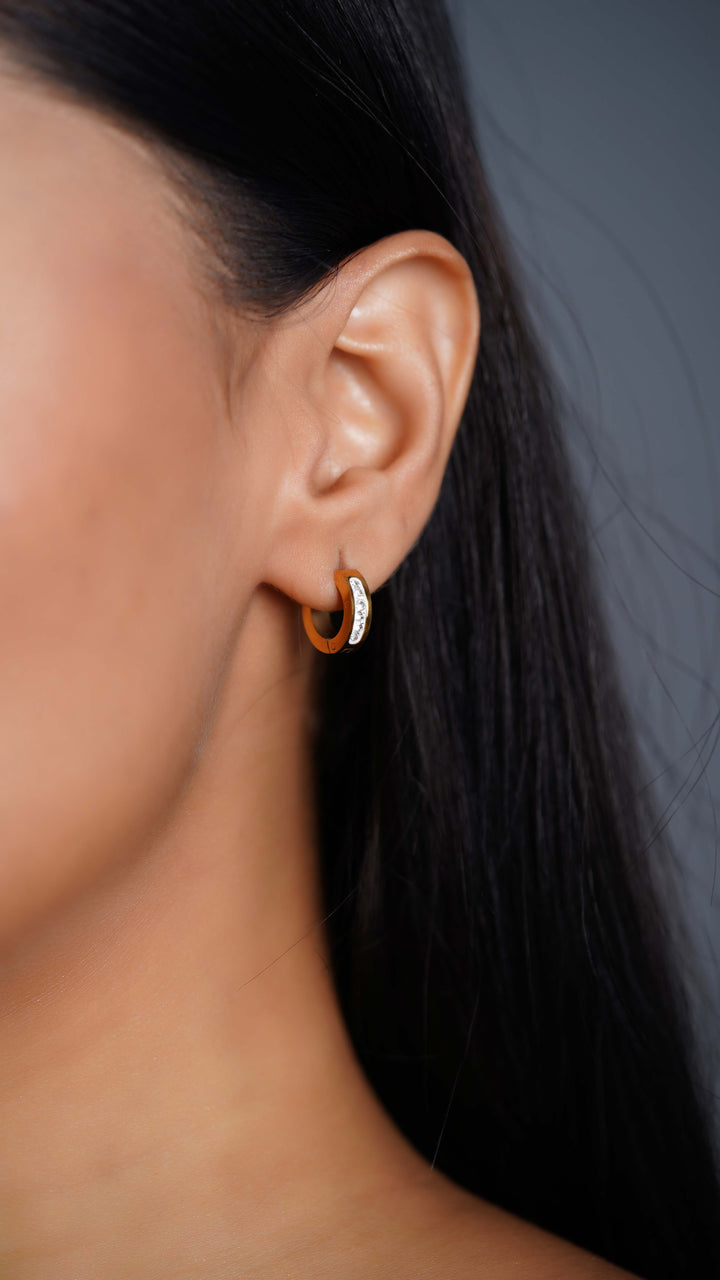 Golden Arc Earrings