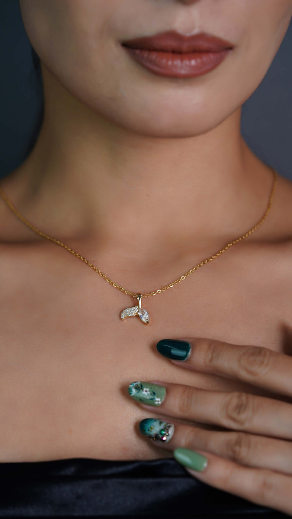 Butterfly Sparkle Gold Necklace