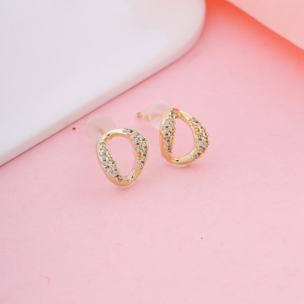 Intertwined Diamond Studs