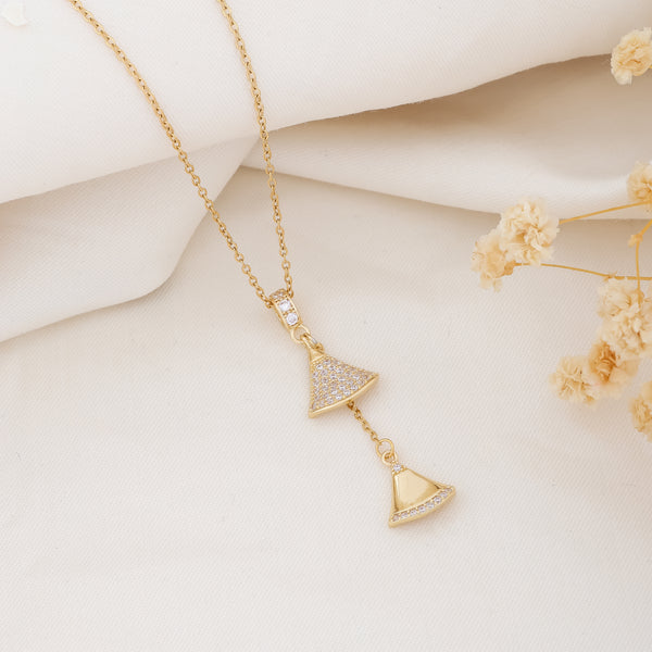 Golden Cascade Necklace