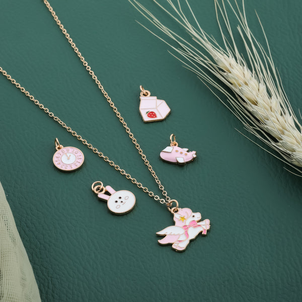 Little Dreamer's Necklace With 5 Charms