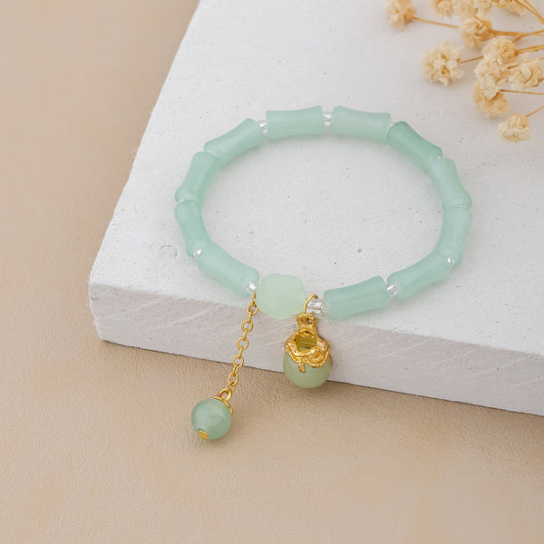 Mint Green Beaded Bracelet