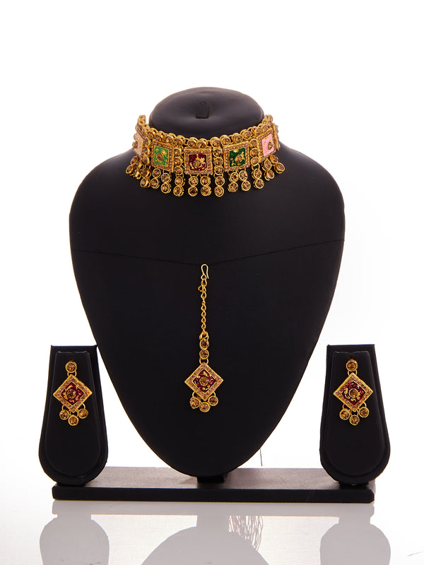 Divine Heritage Painting Choker Set