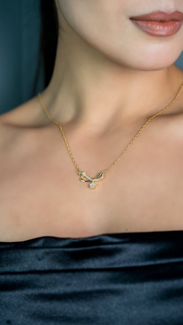 Starry Night Gold Necklace